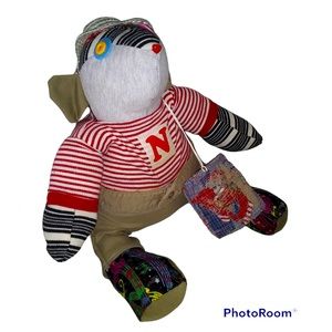 Handmade OOAK teddy bears with clothing and little bags